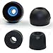 Earphones Plus EP-TR-BLK-3L-BLU Replacement Earbud Tips, Replacement Earphone Cushions for Sony, Black