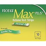Nova Max Plus Ketone Test Strips - 10 Ct