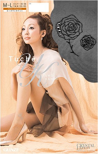 グンゼ Tuche UK(神田うのデザイン) ローズワンポイント 【ローズモチーフ系】 M/Lサイズ　TH361H