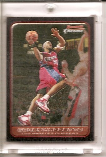 2006 07 Bowman Chrome Corey Maggette Los Angeles Clippers Basketball Card #70 - Mint Condition - Shipped in Protective Acrylic Display Case !!