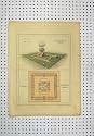 Colour Print C1880 Tabernacle Plan Solomons Temple