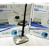 GSKY 最新・最上位機　GS-28USB-50 (with 5dBi dipole antenna)　【GS-27USBの後継/上位機】　1000ｍWウルトラハイパワーUSB無線LAN　WiFi Adapter 台湾GSKY正規品(Made in Taiwan)