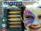 LYRA 4708 00 Giotto Make Up Special - 6 Matite cosmetiche per bambini, con istruzioni, colori