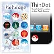 ThinDot Home Button Decals for iPad, iPhone and iPod Touch "Holidays"