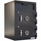 Mesa Safe Company Model MFL3020EE Depository Safe with Electronic Lock, Two Tone Gray
