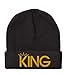 King & Queen, Couple Matching, Warm & Stylish 12 inch Long Unfolded Beanie