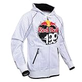 Fox Red Bull Mens Zip Hoody - White