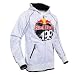 Fox Red Bull Mens Zip Hoody - White