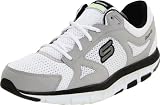 Skechers Men's Liv Sneaker,White,8 M US