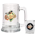 Baltimore Orioles MLB Boilermaker Set - Primary Logo