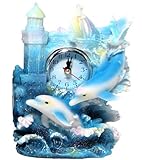 IMAGE OF Dolphins Family with Baby - Sculptured Resin - Approx 6 3/4