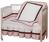 Baby Doll Bedding Classic Port-a-Crib Bedding Set, Pink