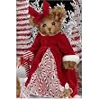Candace Cane 16" Victorian Christmas Dressed Stuffed Teddy Bear by Bearington