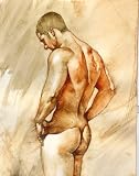 Male Nude, Museum Quality Print 8x10, Nude 41