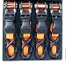 Premium-Grade Ratcheting Tie-Down Set - Four 1