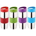 BERGNER Thermobecher - Drinkbecher - Edelstahl/Kunststoff - 380 ml - Isolierbecher - Kaffeebecher - Becher