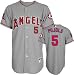 Albert Pujols Los Angeles Angels of Anaheim Grey #5 Authentic Jersey