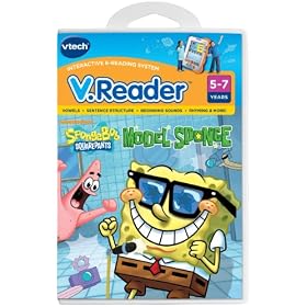 Vtech V.Reader SpongeBob SquarePants Model Sponge Animated E-Book System Cartridge