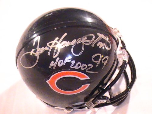 DAN HAMPTON SIGNED AUTOGRAPHED MINI HELMET CHICAGO BEARS COA + HOLOGRAM