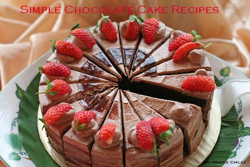 Simple Chocolate Cake Recipes - Sassy, Saucy, Simple Recipes Just Like You! (Just Bring Something Chocolate)