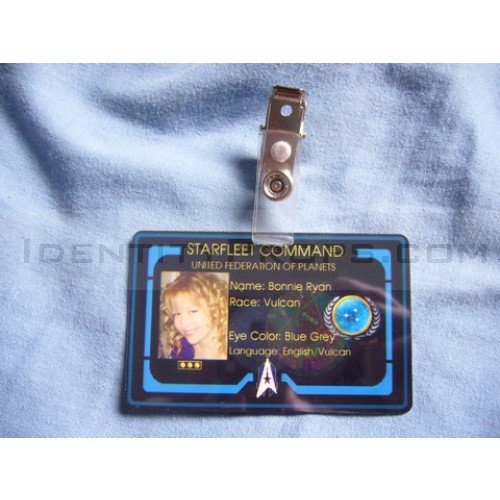... ID Card United Federation of Planets Star Trek Costume Badge Starfleet ... ID Card United Federation of Planets Star Trek Costume Badge Starfleet