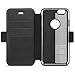 SHIELDON Genuine Leather iPhone 6 Flip Magnetic Wallet Case with Credit Card Holder Slots Protective Cover Compatible with iPhone 6/6S (4.7 inch) - Black