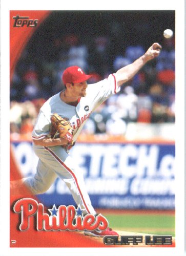 2010 Topps Baseball Card #132 Cliff Lee Philadelphia Phillies - Mint Condition - Shipped In Protective ScrewDown Display Case!