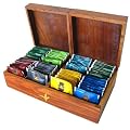 Pag�s - Coffret Bois D�gustation Infusion Prestige Bio - coffret bois d�gustation