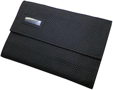 Jewelry Roll - Italian Black Medium Combo Roll - jewelry roll, jewelry travel case