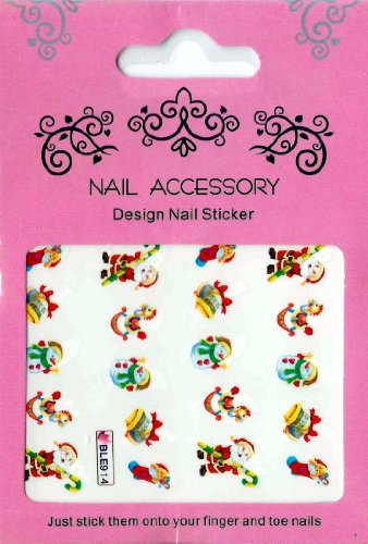 Nail Tattoos Weihnachten X-mas, Water Decal BLE914 Nail Tattoos Weihnachten X-mas, Water Decal BLE914