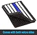 Thin Blue Line Velcro Patch ( 2 Pieces ) - Sewn US Flag Patch, Show Support to Police and American Law Enforcement - Perfect For Your Tactical Vest, Hat, Bag