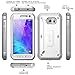 Galaxy S6 Active Case,SUPCASE Full-Body Rugged Holster Case with Screen Protector for Galaxy S6 Active 2015 Release Will Not Fit Galaxy S6 Unicorn Beetle PRO Series - Retail Package (White/Gray)
