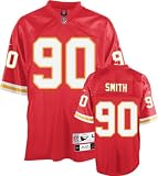 Neil Smith Red Reebok NFL Premier Throwback Kansas City Chiefs Jersey
