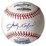 Los Angeles Dodgers Sandy Koufax Autographed Hall of Fame Model Baseball (UDA)