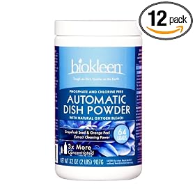 Biokleen Citrus Automatic Dish Powder, 2-Lb. Tubs (Case of 12)