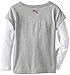 PUMA Little Girls' Little Girl Rainbow Logo Slider