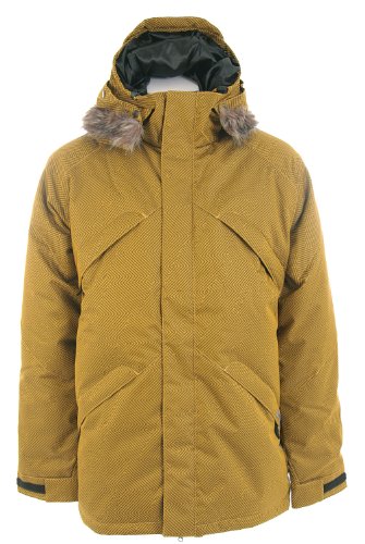 Burton Strapped Down Snowboard Jacket Phoenix Brain Damage Jaquard Mens