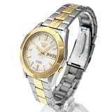 Seiko SNKG84J1 Japan Made Seiko 5 Sports Automatic Mechanical Self-Winding Date Day Two Tone Water... by Seiko