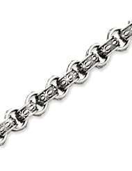 Sterling Silver Antiqued Bracelet