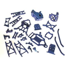 Integy Alloy Evo-X Conversion Kit Mini-T INTT7200BLUE from Team Losi Electric Car Kits