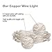 Excelvan Safe Low Voltage 10m/33ft 100 LED String Lights Copper Wire, USB Operated Waterproof Decorative Fairy Starry Lights for Christmas, Wedding, Home, Patio, Garden and Party, Holiday, Blue