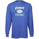Reebok Detroit Lions Light Blue Work Out Long Sleeve T-shirt