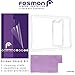 Fosmon Crystal Clear Screen Protector Film for Asus PadFone X [Includes Shield for Phone and Tablet] - 3 Pack