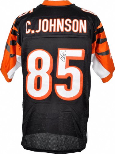 Chad Johnson Autographed Jersey | Details: Cincinnati Bengals Reebok, Black