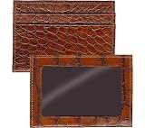 Men's Scully Leather Credit/ID Wallet Croco 3034W
