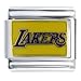 Nba Los Angeles Lakers Text Licensed Italian Charms Bracelet Link