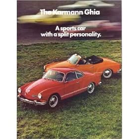 1974 VOLKSWAGEN KARMANN GHIA Sales Folder Piece