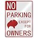 pomeranian16 - NO PARKING POMERANIANS EXCEPT FOR OWNERS PARKING SIGN