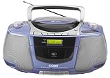 Coby MP-CD450 Tragbarer CD/Kassetten/MP3-Player (Radio, LCD-Display) schwarz