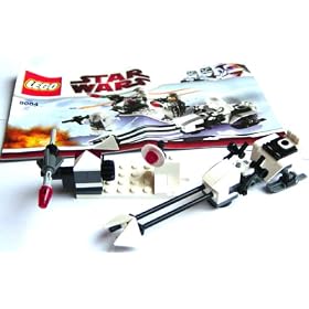Lego Star Wars 8084 Battle Station & Speeder Bike (No Mini Figures No Box) Set Only